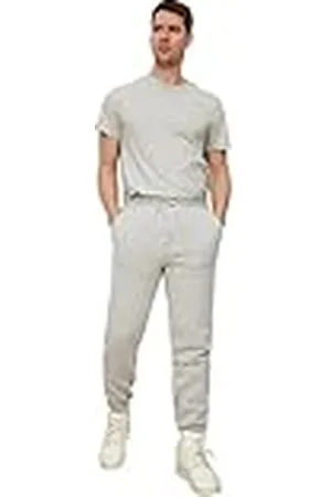 Trendyol Male Basic Oversize Fit Tracksuit Pantalones de chándal, L de los Hombres