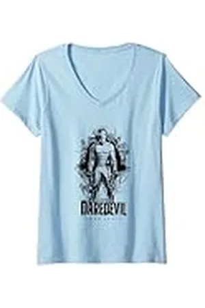 Daredevil Mujer Born Again Graffiti Black Camiseta Cuello V