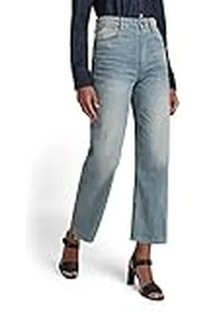G-Star Para Mujer Jeans Tedie Ultra High Straight Ripped Edge Ankle, , 26W / 32L