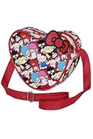 KARACTERMANIA Sanrio Hello Kitty Friends-Bolso Corazón Casual, Multicolor, 21 x 15,5 cm