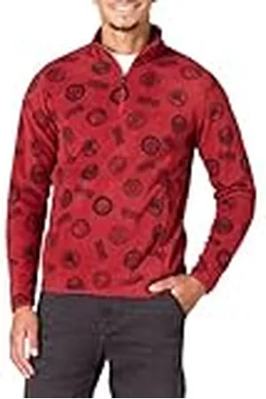 Amazon Disney | Marvel | Star Wars Chaquetas de Forro Polar con Cuello Perkins y Cremallera de un Cuarto Hombre, , M