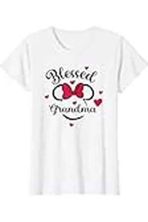 Disney Minnie Mouse Head Blessed Grandma Camiseta