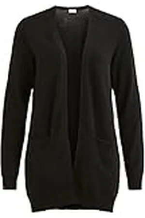 VILA Clothes Viril L/s Open Knit Cardigan-Noos, Chaqueta Punto Mujer, , 34 (Talla del Fabricante: X-Small)