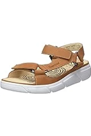 Ganter Halina, Sandalia Mujer, marrón (Hazel), 42 EU Ancho