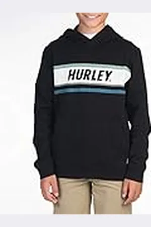 Hurley B Sporty Stripe Camiseta, Boys, Black, L