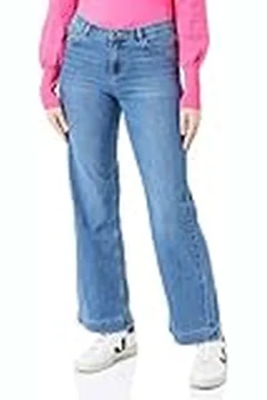 VERO MODA Vmdaisy Wide Denim Jns Vi3337 Girl Noos Pantalones vaqueros, Mujer, , 34