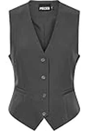 Pieces® PCBOZZY VEST NOOS EXP BC, Tailored Waistcoat Mujer, , XL
