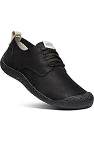 Keen Mosey Derby Leather, Zapatos de Cordones Oxford Hombre, Black/Black, 48 EU