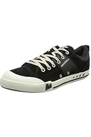 Merrell Rant Whip, Zapatilla Baja Hombre, Negro (Black/White), 43.5 EU
