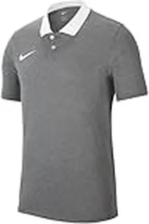 Nike Park 20, Camisa Polo, Charcoal Heathr/Htr/Blanco/Blanco, XL, Hombre