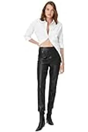 Koton Skinny Leg Faux Leather Trousers Calzoncillos, , 40 De Las Mujeres