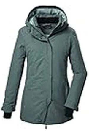 Killtec Mujer Parka funcional/parka con capucha KOW 93 WMN PKR, blaugrau, 46, 41817-000