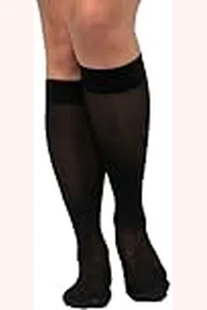 Ulla Popken Stützkniestrumpf, Calcetines Hasta la Rodilla para Mujer, , 35-38