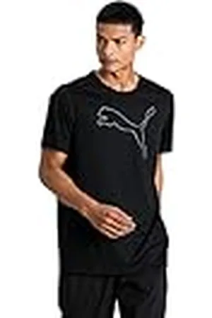 PUMA Performance Cat tee M Camiseta, Hombre, Black, S