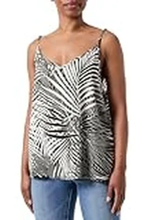 ONLY Onlnova Life Vis Paris AOP-Camiseta sin Mangas Top con Tirantes, , 42 para Mujer