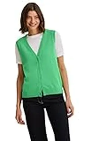 CECIL B253949 Chaleco de Punto Fino, , L Mujeres