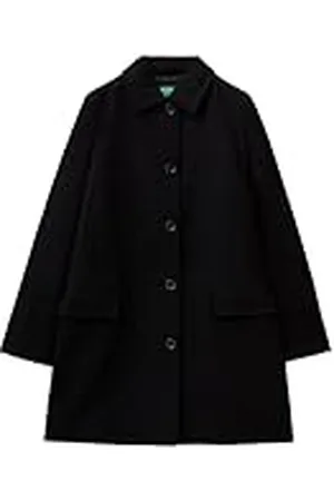 Benetton Espolvido 2jzadn053 Abrigo, , 32 para Mujer