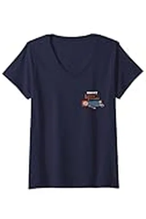Chucky Mujer Let’s Be Friends Faux Pocket Camiseta Cuello V