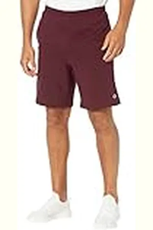 Champion Pantalón Corto de Punto con Bolsillos, Granate-407q88, Medium para Hombre