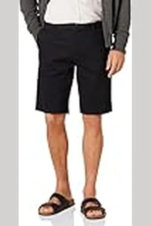 Amazon Pantalón Corto Chino Elástico, Cómodo, sin Pinzas, de 28 Cm y Ajuste Entallado Hombre, , 42W