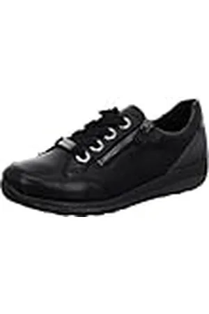 ARA Osaka, Zapatillas Mujer, Schwarz,Anthrazit, 37 EU Ancho