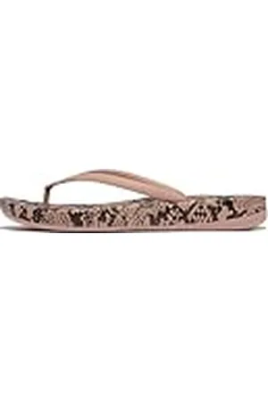 FitFlop Iqushion-Chanclas ergonómicas con Estampado de Serpiente, Mujer, , 42 EU