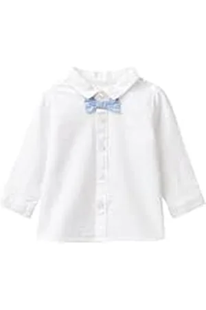 Benetton Camisa + Pajarita 5dgxaq00n, , 68 cm para Bebés