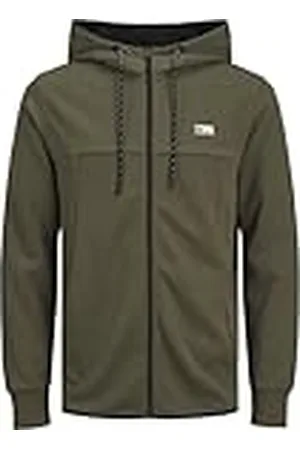 JACK & JONES Jcoair Sweat Zip Hood Noos. Sudadera con Capucha, , XS para Hombre
