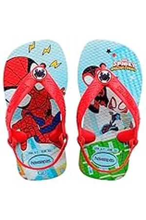 Havaianas Baby Marvel, Sandalias Unisex Bebé, Blue/Red, 20