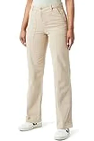 Koton Longer Straight Standard Waist Pockets Cotton-Nora Jean Calzoncillos, , 36 De Las Mujeres