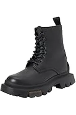 HUGO BOSS Fabyan_LuBootie_GRLT, botín Mujer, Black, 38 EU