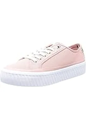 Tommy Hilfiger Mujer Vulcanized Sneaker Zapatillas, Rosa (Soothing Pink), 37 EU