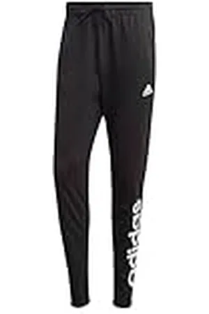 adidas Hombre Essentials Single Jersey Tapered Elasticized Cuff Logo Pants, , M