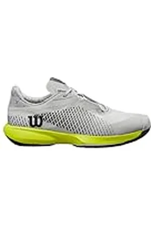 Wilson Kaos Swift 1.5 Clay, Tennis Shoe Hombre, Pearl Blue/Black/Safety Yellow, 44 EU