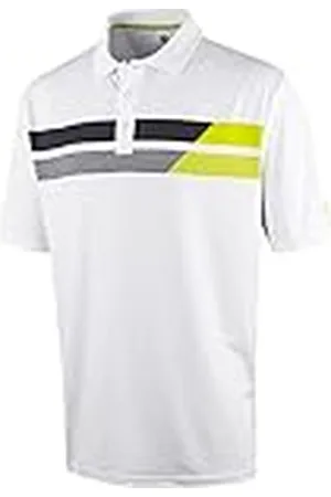 Island Green CoolPass - Polo elástico Transpirable de Secado rápido para Hombre