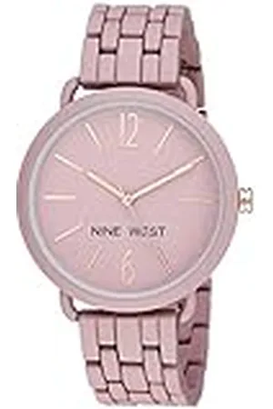 Nine West Reloj de Pulsera de Goma para Mujer, NW/2148MVMV