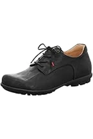 Think! KONG Calzado abotinado con cordones,Hombre,Negro,44 EU