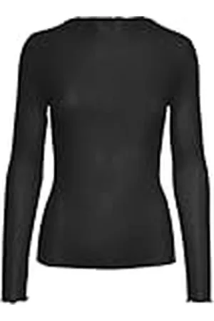 VERO MODA Vmines LS O-Neck Jumper Camiseta de Manga Larga, , M para Mujer