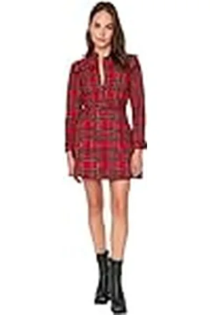 Trendyol Woman Mini Bodycon V-Neck Woven Dress Vestido, , 40 para Mujer