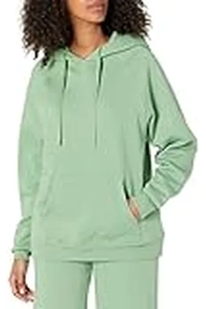 THE DROP Renee Sudadera Holgada de Forro Polar Lavado con Capucha para Mujer, , M