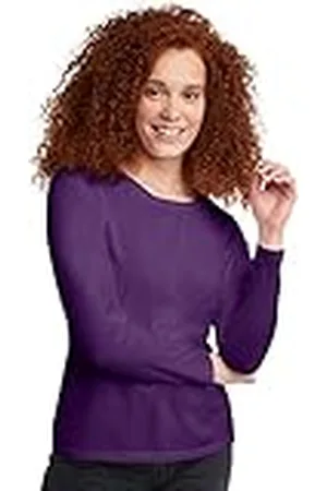 Hanes Camiseta de manga larga para mujer