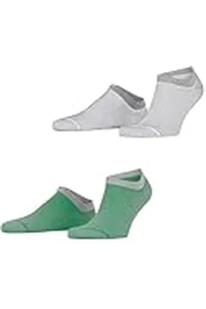 ESPRIT Fine Stripe Multipack M Sn algodón lisos 2 pares, Calcetines cortos Hombre, , 39-42