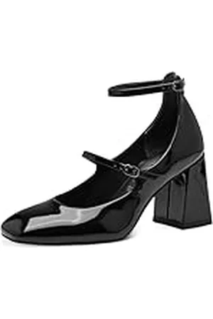 Tamaris Zapatos de Salón para Mujer, Tacón Cuadrado, Diseño Vegano, , 36 EU