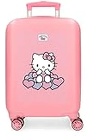 Hello Kitty Hearts & Dots Maleta de Cabina 33x50x20 cms Rígida ABS Cierre de combinación Lateral 28,4L 2 kgs 4 Ruedas Dobles Equipaje Mano