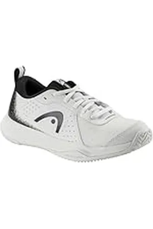 Head Zapatillas de Tenis Unisex Youth Sprint Court 4.0 para niños, Color Blanco/Negro, Talla 32