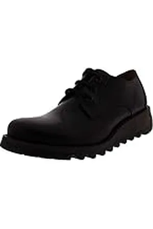 Fly London SIMB389FLY, Zapatos de Cordones Brogue Mujer, Negro (Black 000), 35 EU