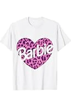 Barbie Logotipo de corazón de leopardo Camiseta