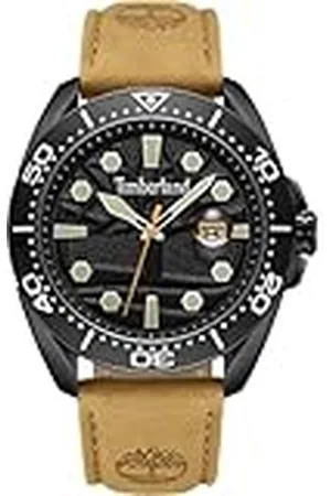 Timberland Reloj Analógico para Hombres de Cuarzo con Correa en Cuero TDWGB2230601