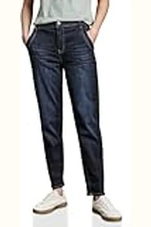 Street one A378794 Vaqueros de Corte Informal, Color Azul Oscuro, 31W / 30L Mujeres