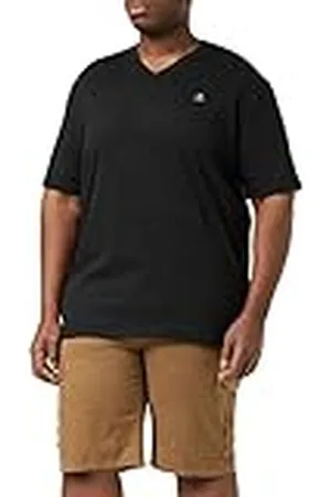 Marc O’ Polo Marc OߴPolo Hombre Camiseta de punto de algodón orgánico con cuello de pico, (Black), S